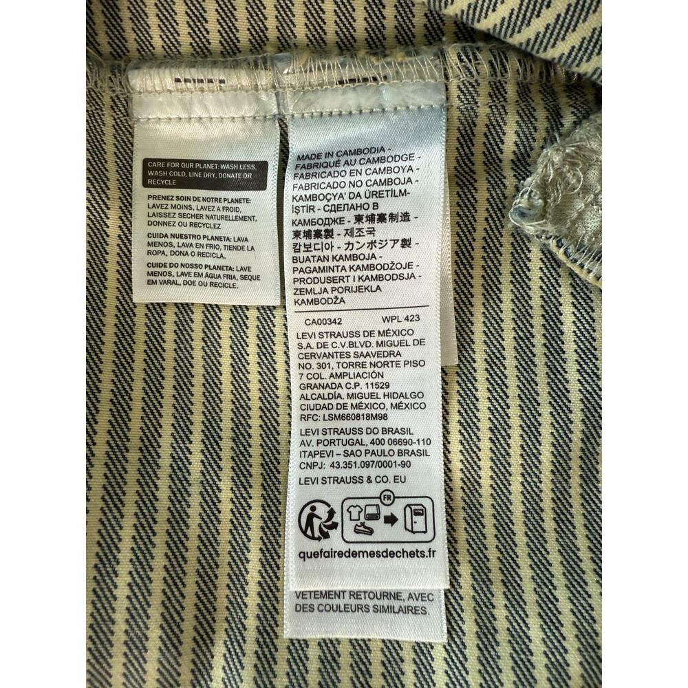 Levi's Workwear Men Relaxed Fit Sunrise Trucker Jeans Jacket  Size XL - Picture 14 of 16